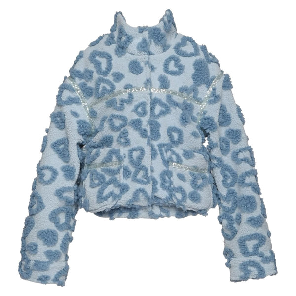 Hart 02 FASHION ヘアー heart-embossed-sherpa-jacket-