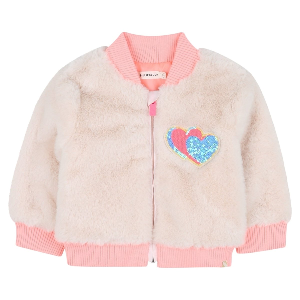 HEART FAUX SHEARLING COAT (PREORDER) - BILLIEBLUSH