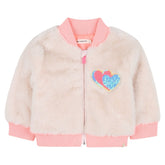 HEART FAUX SHEARLING COAT (PREORDER) - BILLIEBLUSH