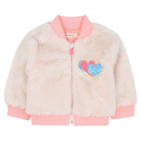 HEART FAUX SHEARLING COAT (PREORDER) - BILLIEBLUSH