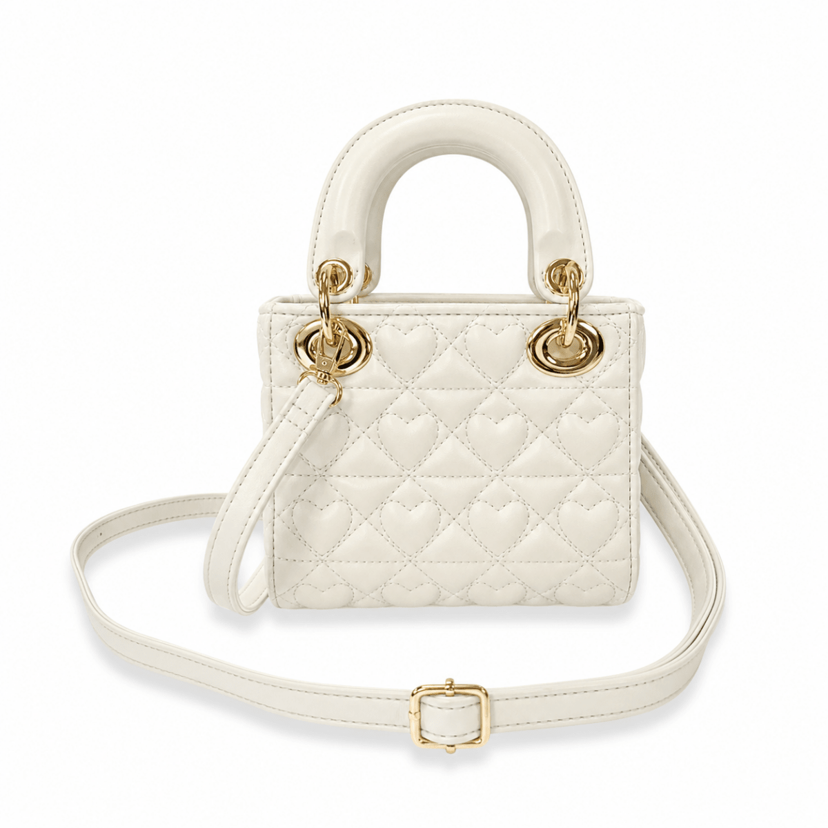 HEART QUILTED PURSE - DOE A DEAR - PURSES