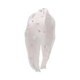 HEART SATIN HEADBAND (PREORDER) - HEADBANDS