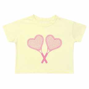 HEART SHAPED RACKET TSHIRT - CHASER KIDS