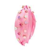 HEART STONE METALLIC HEADBAND (PREORDER) - BARI LYNN