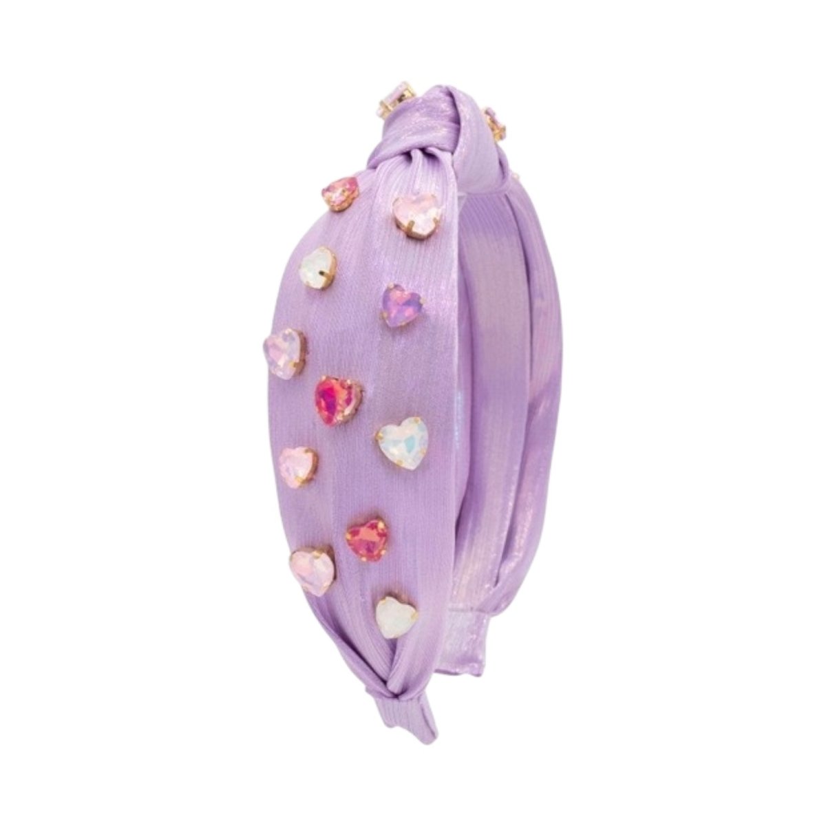 HEART STONE METALLIC HEADBAND (PREORDER) - BARI LYNN