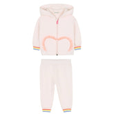 HEART ZIP UP HOODIE AND SWEATPANTS SET (PREORDER) - SET