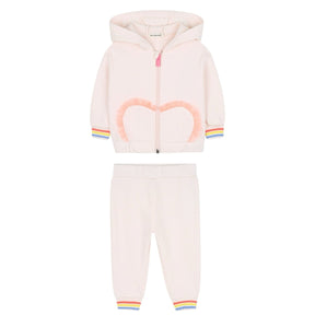 HEART ZIP UP HOODIE AND SWEATPANTS SET (PREORDER) - SET