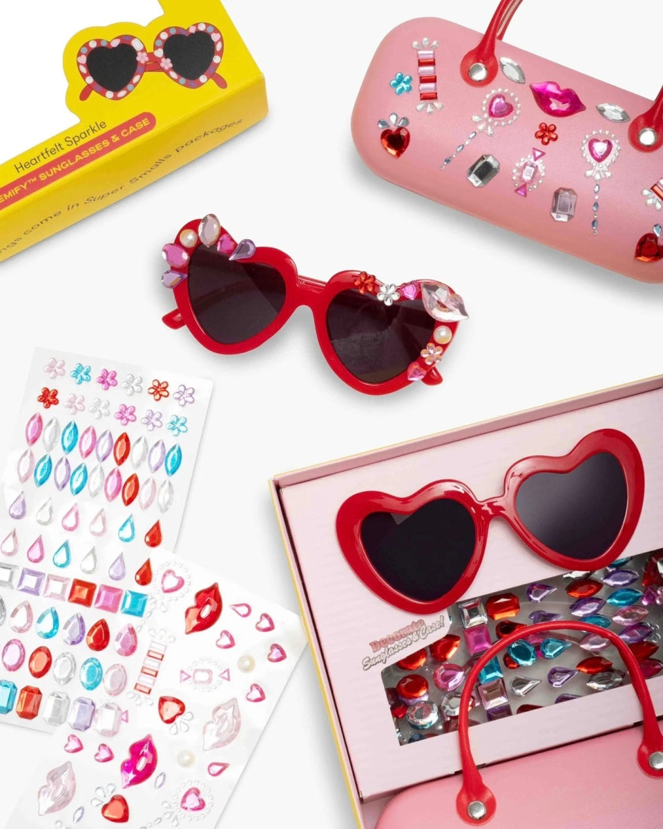 HEARTFELT SPARKLE GEMIFY SUNGLASSES & CASE (PREORDER) - SUNGLASSES