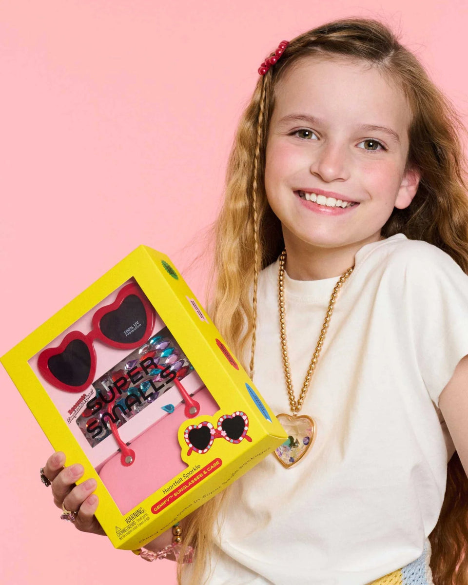 HEARTFELT SPARKLE GEMIFY SUNGLASSES & CASE (PREORDER) - SUNGLASSES