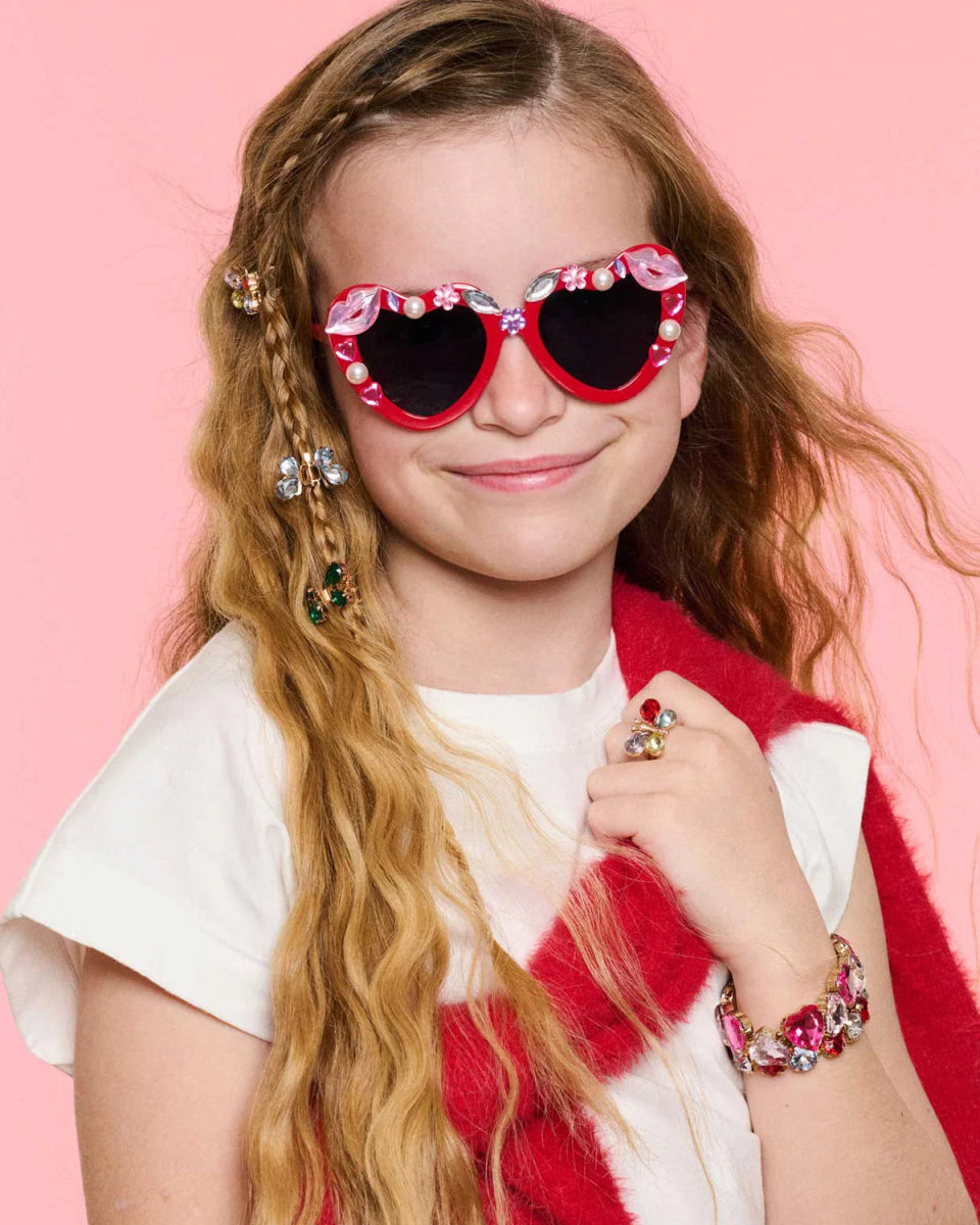 HEARTFELT SPARKLE GEMIFY SUNGLASSES & CASE (PREORDER) - SUNGLASSES