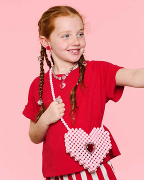 HEARTFELT SPARKLE PEARL HANDBAG (PREORDER) - PURSES