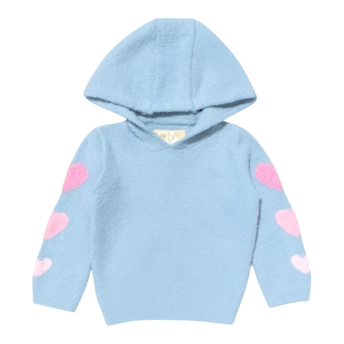 HEARTS FUZZY FLEECE LOUNGE HOODIE - CHASER KIDS