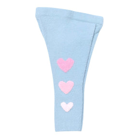 HEARTS FUZZY FLEECE LOUNGE LEGGINGS - CHASER KIDS
