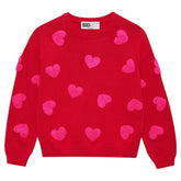 HEARTS LITTLE CALLIE SWEATER - BEACH RIOT KIDS