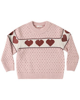 HEARTS REAGAN KNITTED SWEATER - RYLEE + CRU - SWEATERS