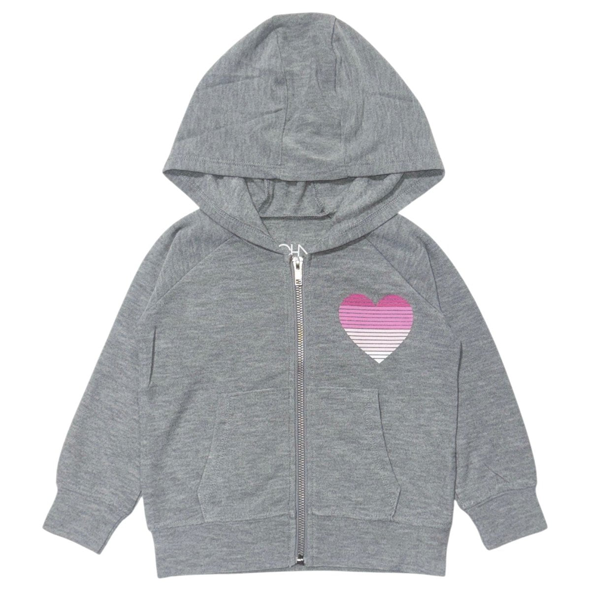 HEARTS ZIP UP HOODIE - CHASER KIDS
