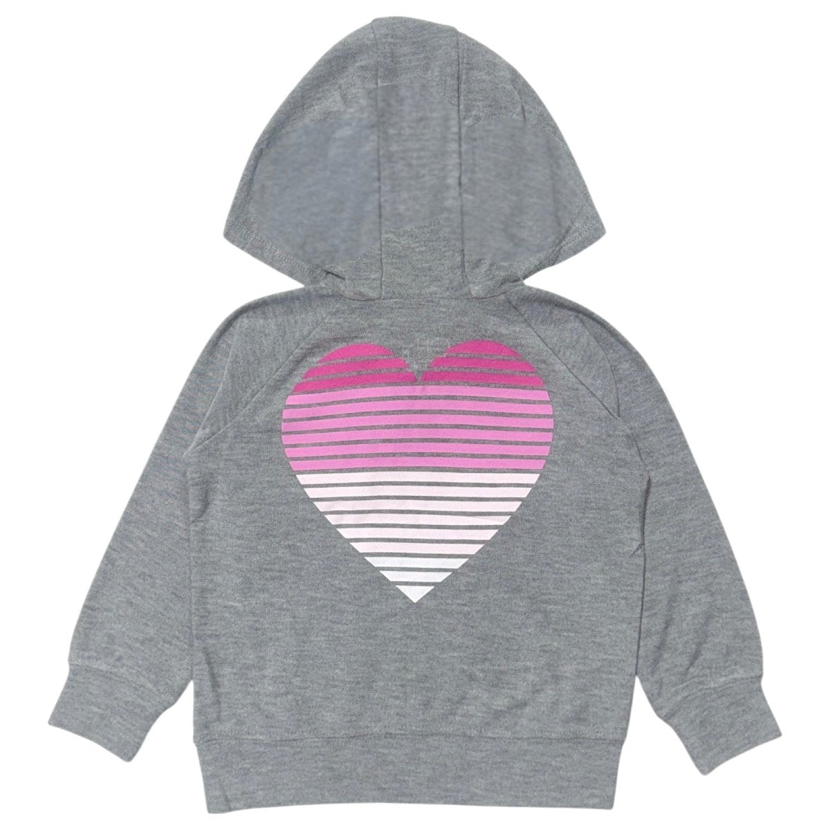 HEARTS ZIP UP HOODIE - CHASER KIDS