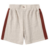HEATHERED ASH BOXING SWEAT SHORTS - RYLEE + CRU - SHORTS