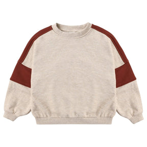 HEATHERED ASH RYLAN SWEATSHIRT - RYLEE + CRU - SWEATERS
