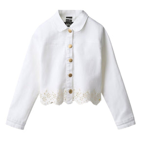 HELENE LACE DENIM JACKET (PREORDER) - MOLO