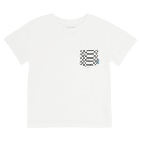 HIGHTIDE CHECKERED POCKET TSHIRT - FEATHER 4 ARROW