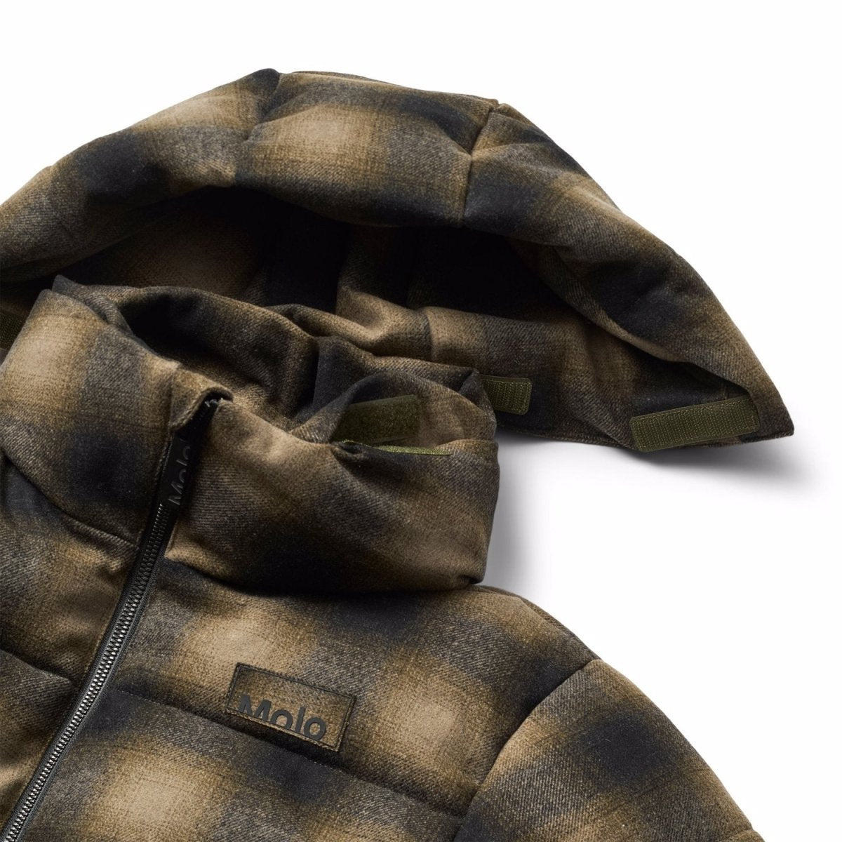 HILO PLAID PUFFER JACKET - MOLO