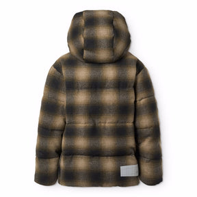 HILO PLAID PUFFER JACKET - MOLO