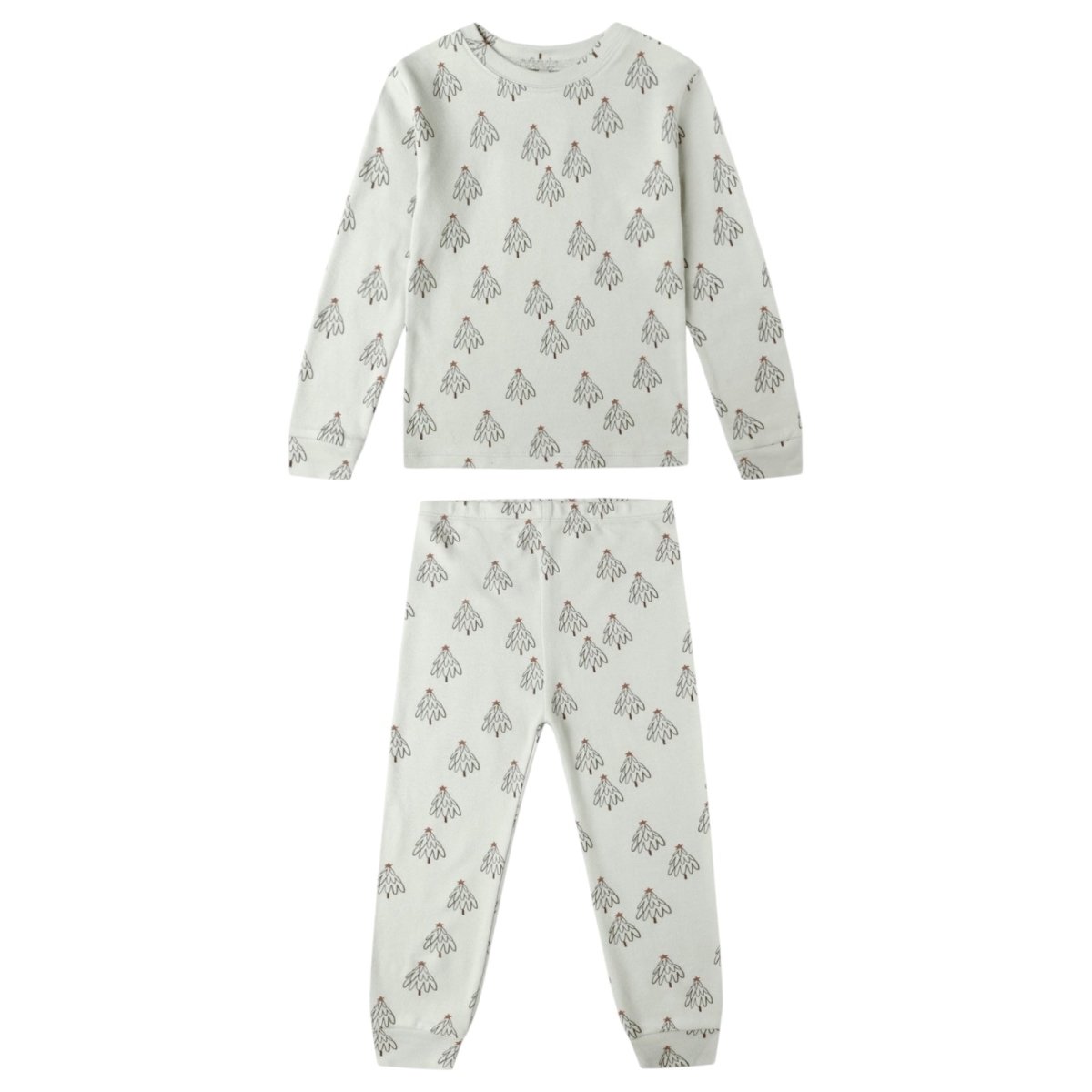 HOLIDAY TREES LONG SLEEVE PJS (UNISEX) - RYLEE + CRU