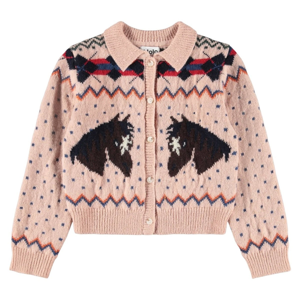 HORSE GALAXY CARDIGAN by MOLO | Kids Fashion | Mini Dreamers