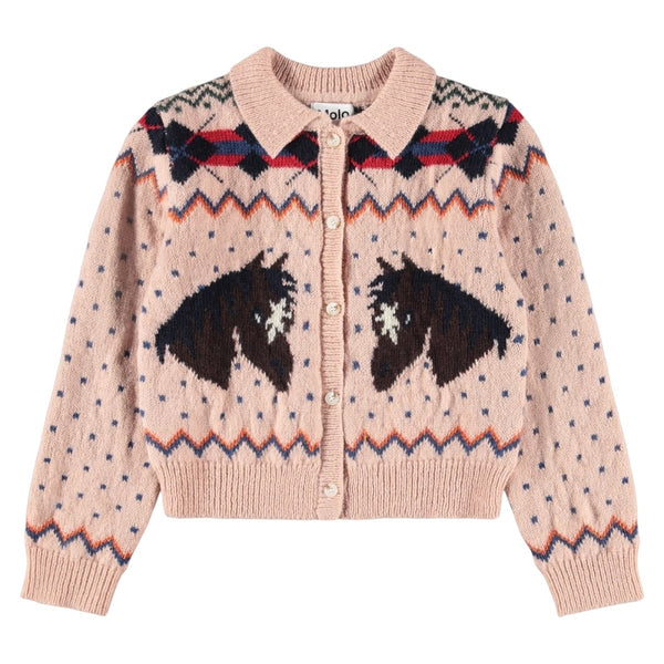 HORSE GALAXY CARDIGAN by MOLO | Kids Fashion | Mini Dreamers