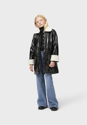 HORTENCIA PATENT RAINWEAR COAT (PREORDER) - MOLO