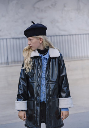 HORTENCIA PATENT RAINWEAR COAT (PREORDER) - MOLO