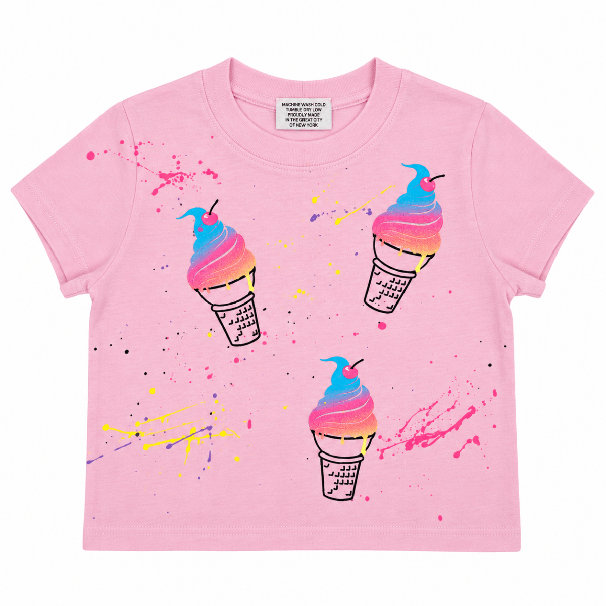 ICE CREAM SPLATTER TSHIRT - FIREHOUSE