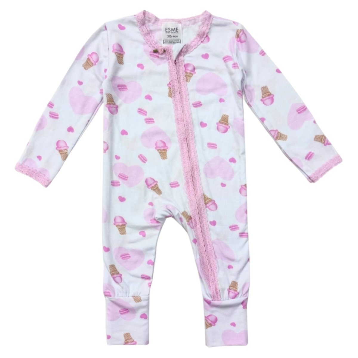 ICE CREAM ZIP FOOTIE - ESME