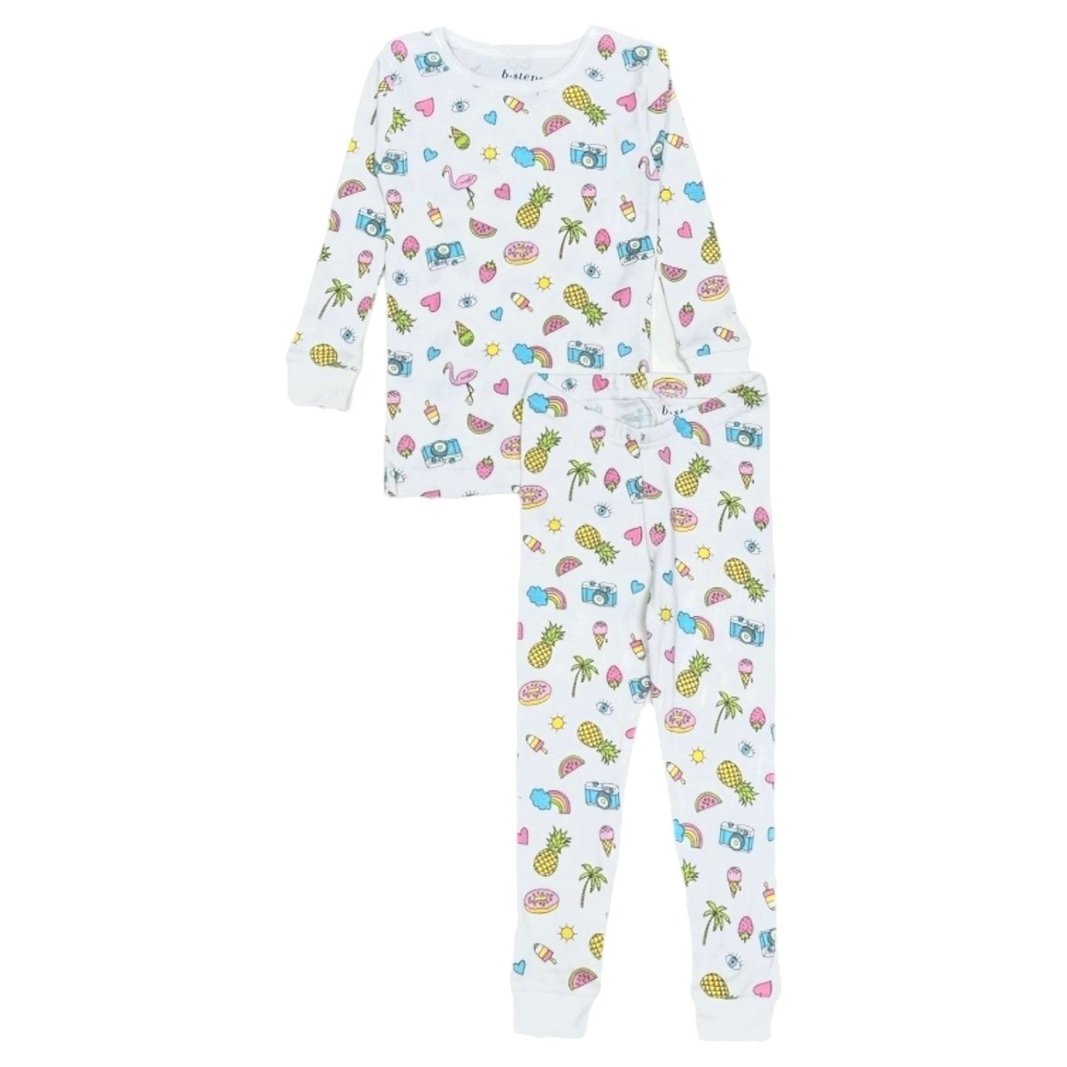 ICONS DOODLE TWO PIECE PJS - BABY STEPS