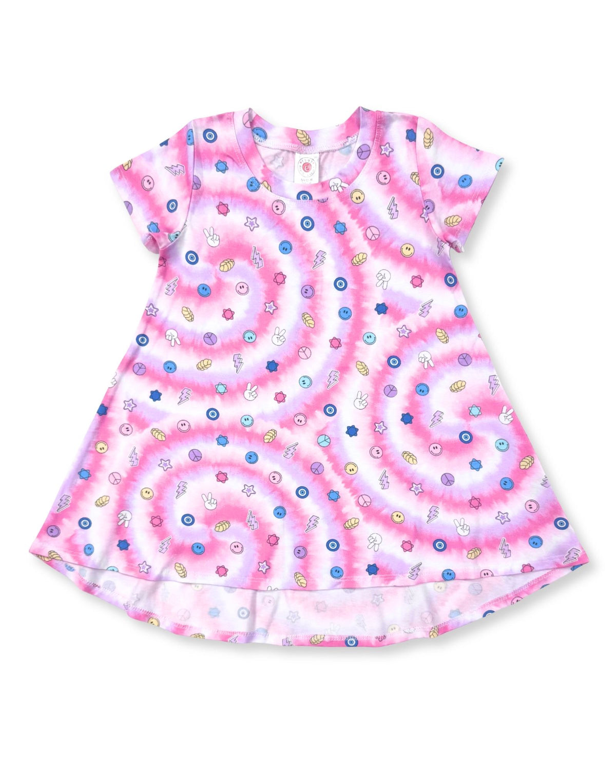 COOL ICONS SHORT SLEEVE DRESS - ESME - DRESSES