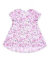 SCHOOL GIRL SHORT SLEEVE DRESS