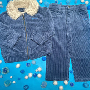 INK CORDUROY PANTS - HUXBABY