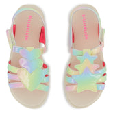 IRIDESCENT HEART & STAR SANDALS (PREORDER) - BILLIEBLUSH