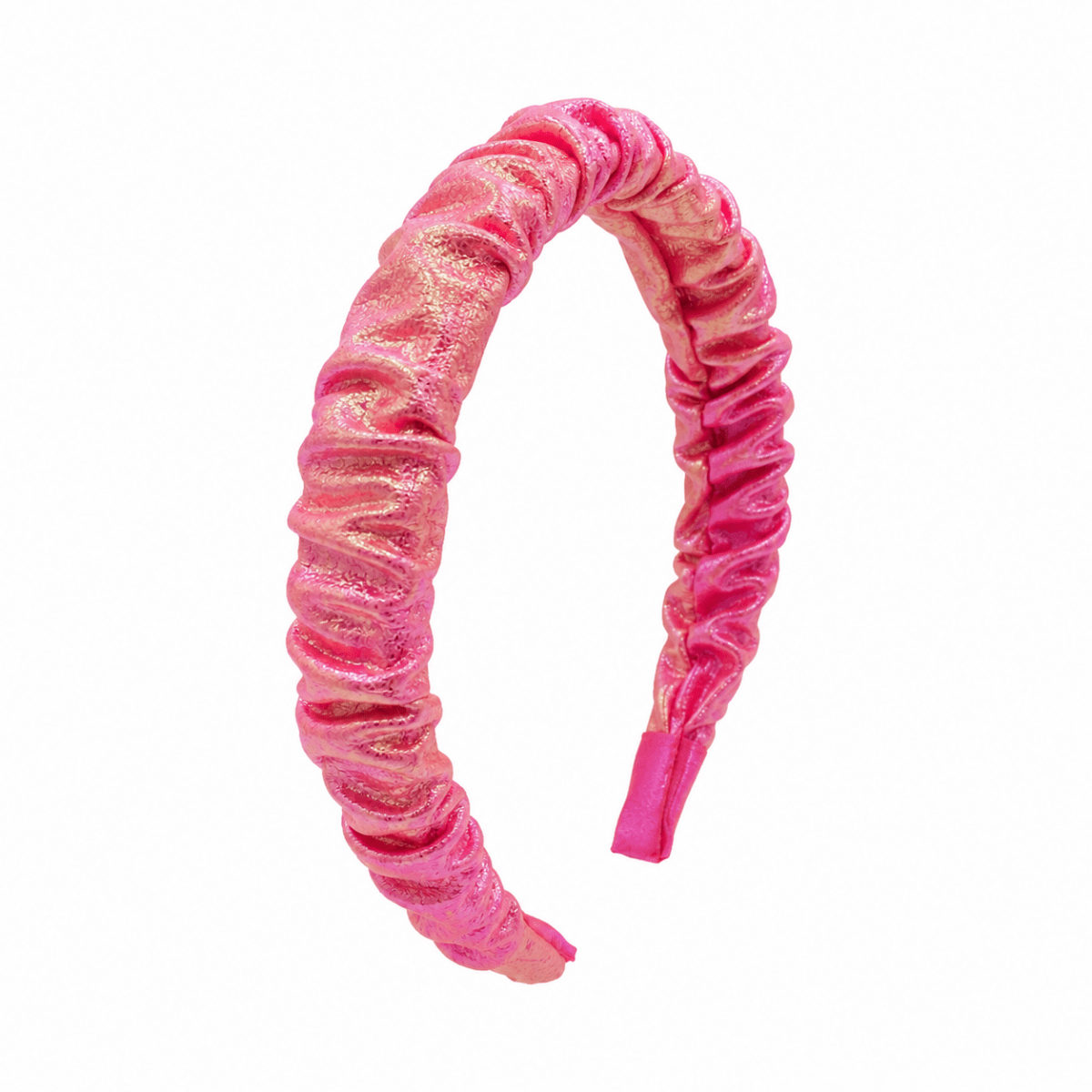 IRIDESCENT METALLIC SCRUNCHY HEADBAND - BARI LYNN