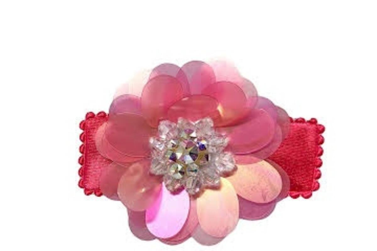 IRIDESCENT SEQUIN FLOWER CLIP - BARI LYNN