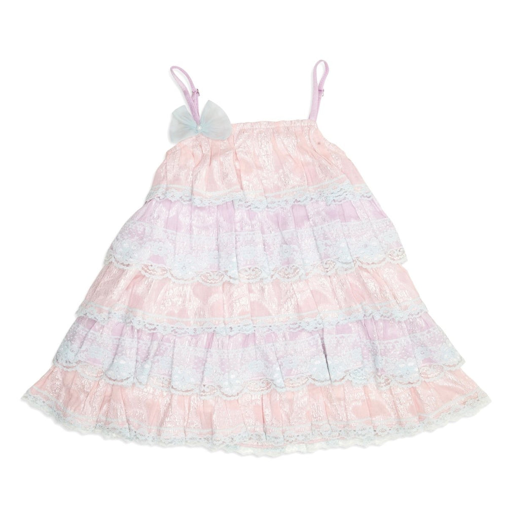 Isla Lace Ruffle Layered Dress for Kids | Ooh! La, La! Couture