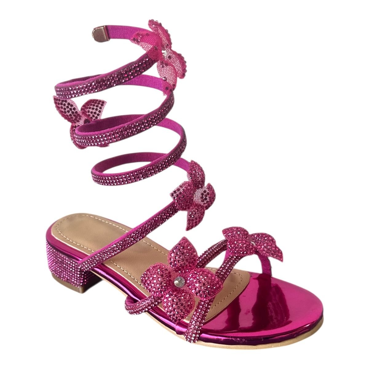 JESS CRYSTAL STRAPPY HEEL (PREORDER) - MINI DREAMERS