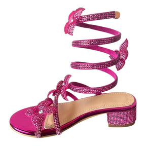 JESS CRYSTAL STRAPPY HEEL (PREORDER) - MINI DREAMERS