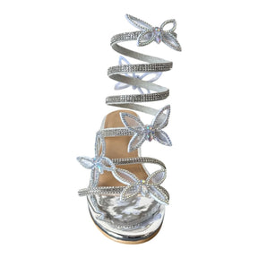 JESS CRYSTAL STRAPPY HEEL (PREORDER) - MINI DREAMERS