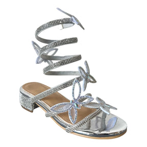 JESS CRYSTAL STRAPPY HEEL (PREORDER) - MINI DREAMERS