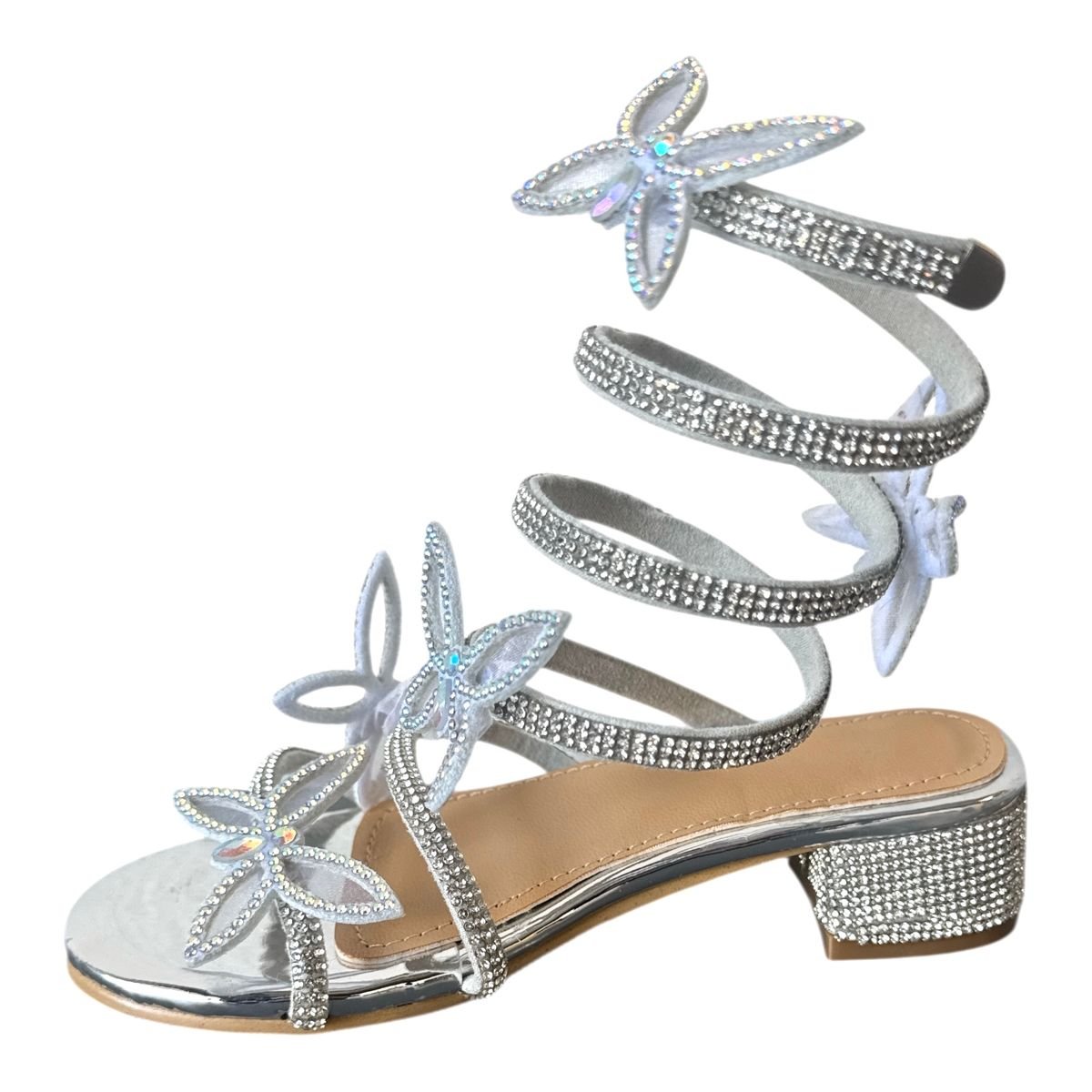 JESS CRYSTAL STRAPPY HEEL (PREORDER) - MINI DREAMERS