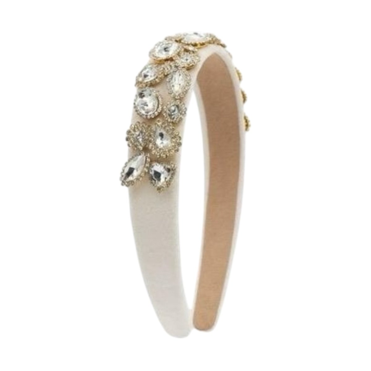 JEWEL STONE VELVET HEADBAND (PREORDER) - HEADBANDS