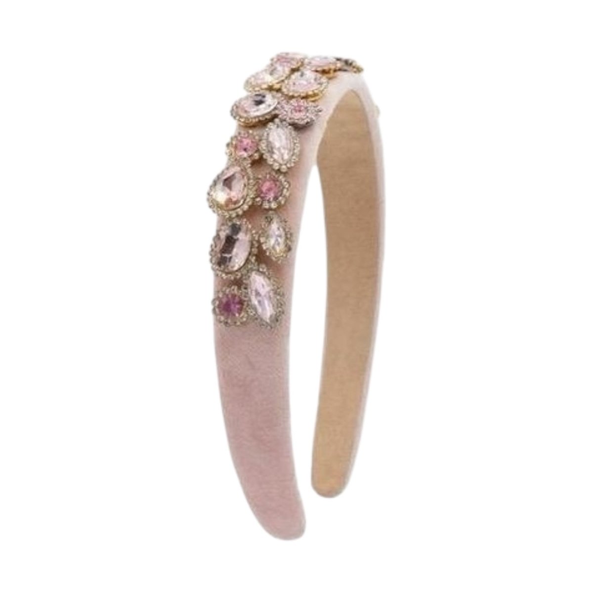 JEWEL STONE VELVET HEADBAND (PREORDER) - BARI LYNN