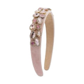 JEWEL STONE VELVET HEADBAND (PREORDER) - BARI LYNN
